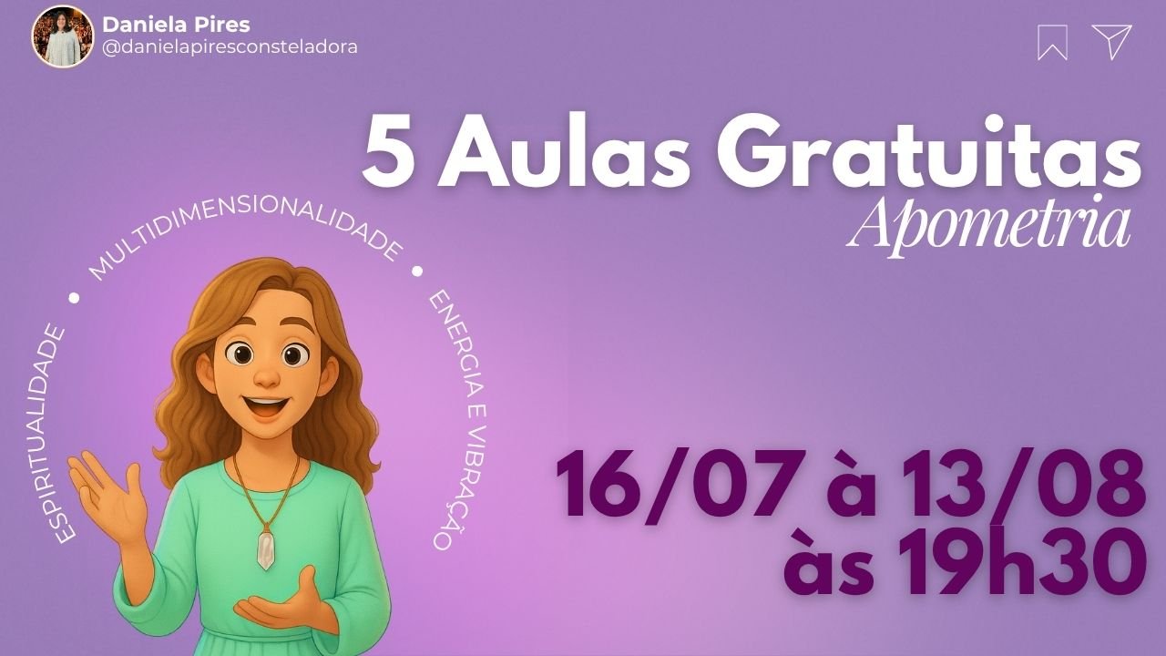 5 AULAS GRATUITAS DE APOMETRIA + VIVÊNCIA AO VIVO 5 AULAS GRATUITAS DE APOMETRIA + VIVÊNCIA AO VIVO