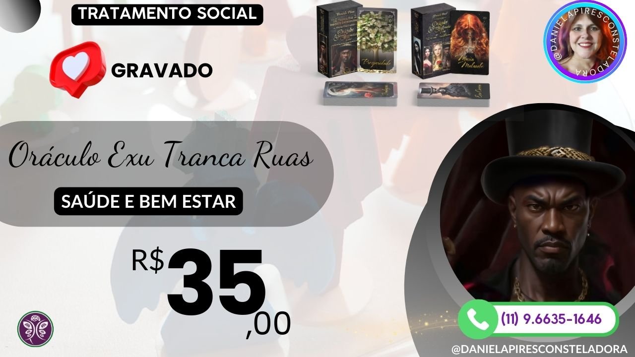 Cura Espiritual com Oráculos e Energias Positivas | Tratamento Social Parte 3