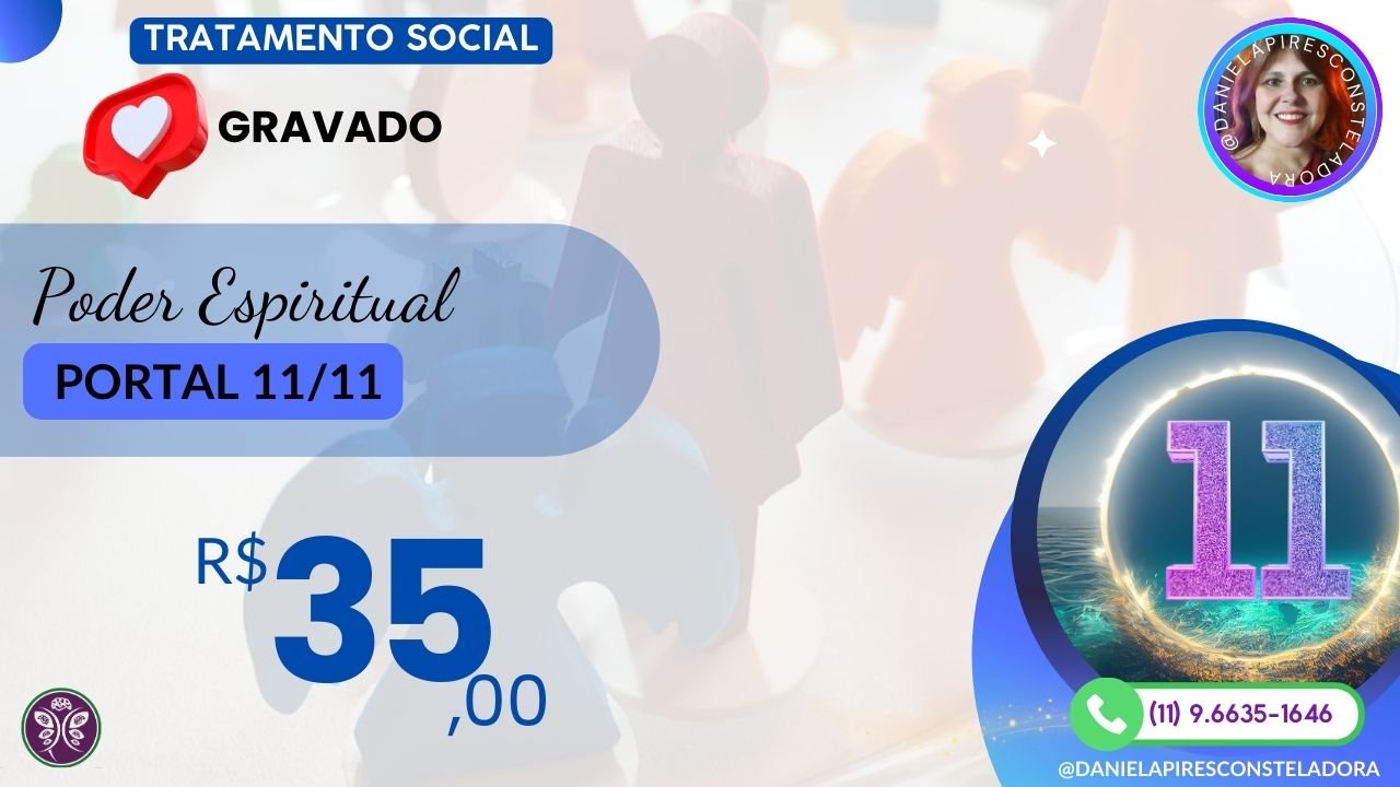 O Poder Espiritual do Portal 11/11 com Mestre Saint Germain | Tratamento social