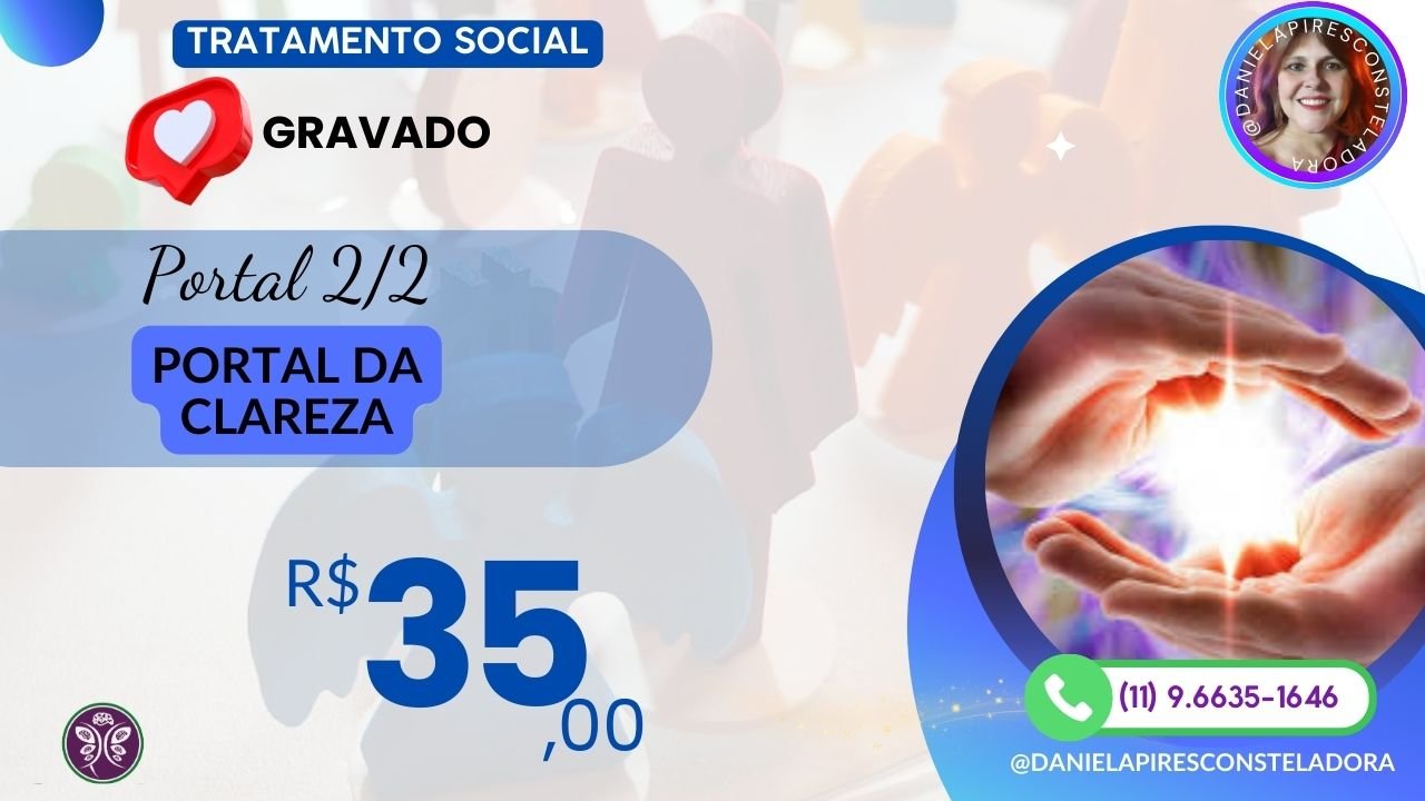 Portal 2/2: Equilíbrio e Clareza para sua vida e finanças! | Tratamento social